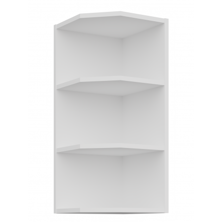 Szafka wisząca zakończenie szeregu CREMA biały mat 30 G-72 ZAK